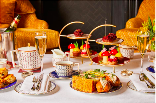 We had Afternoon Tea at the London's latest luxury hotel, The Guardsman